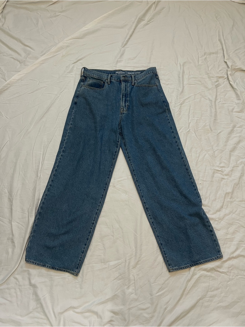 Arizona super baggy jeans Relaxed Wide-Leg men’s Blue denim Jeans 32x32